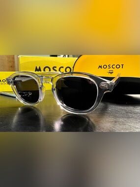 MOSCOT Black and Gray Sunglasses
